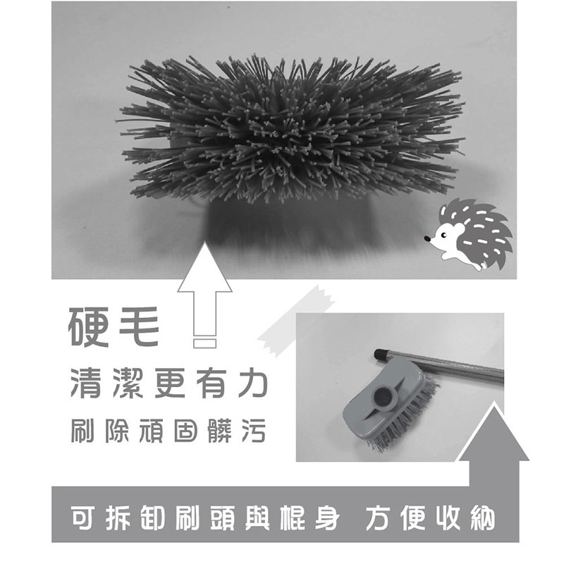 【小閨祕】 大刺蝟硬毛地刷